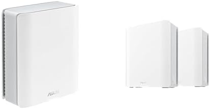 Bundle of ASUS ZenWiFi BT10 Tri-Band WiFi 7 Mesh (1pk + 2pk), 18 Gbps, 9000 sq.ft (1pk + 2pk), Dual 10G Ports, Security & Parental Controls, Smart Home Master SSIDs, 4G & 5G Mobile Tethering