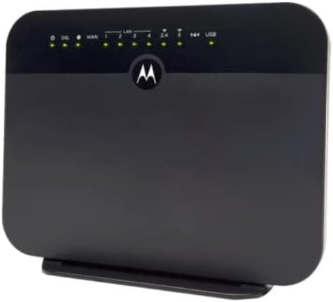 MOTOROLA VDSL2/ADSL2+ Modem + WiFi AC1600 Gigabit Router, Model MD1600, for Non-Bonded, Non-Vectoring DSL from Frontier and Some Other DSL Providers (Renewed)