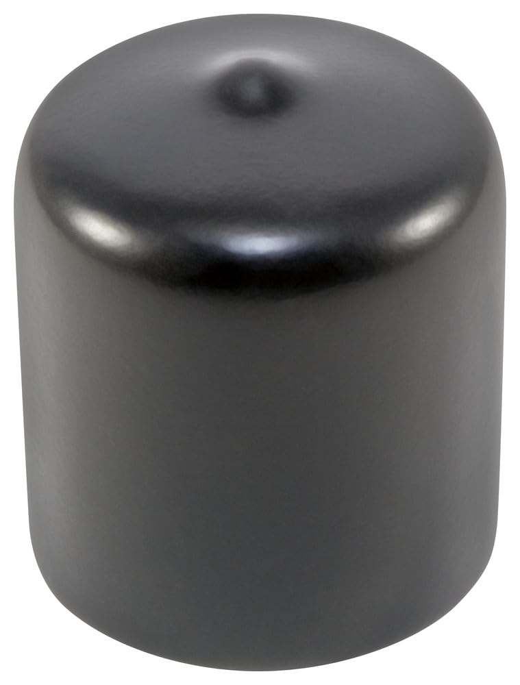 Caplugs HVC-665-8 HVC Series - Flexible Round Caps 4000 Pack, Black Vinyl 0.665' W x 0.500' L Thread Protectors, Dust & Moisture Seals, Masking, Painting, Limited High Temp Exposure