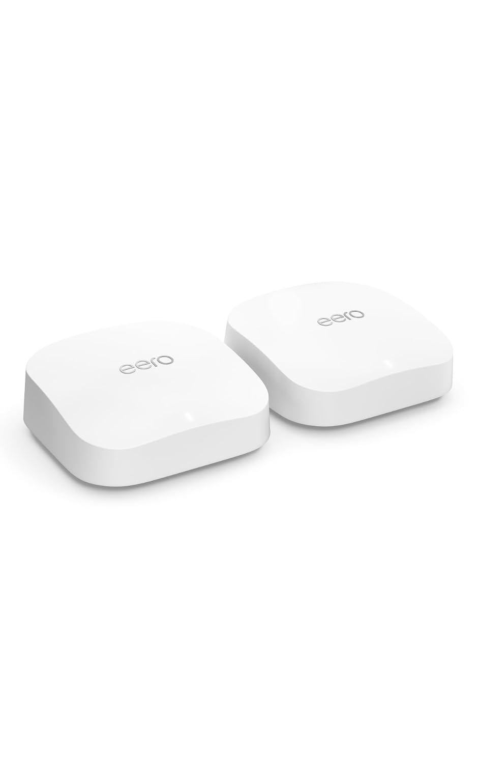 Amazon eero Pro 6E mesh wifi system with 1 month free eero Business (auto-renews annually) - Coverage up to 4,000 sq. ft., Connect 100+ devices, 2-pack