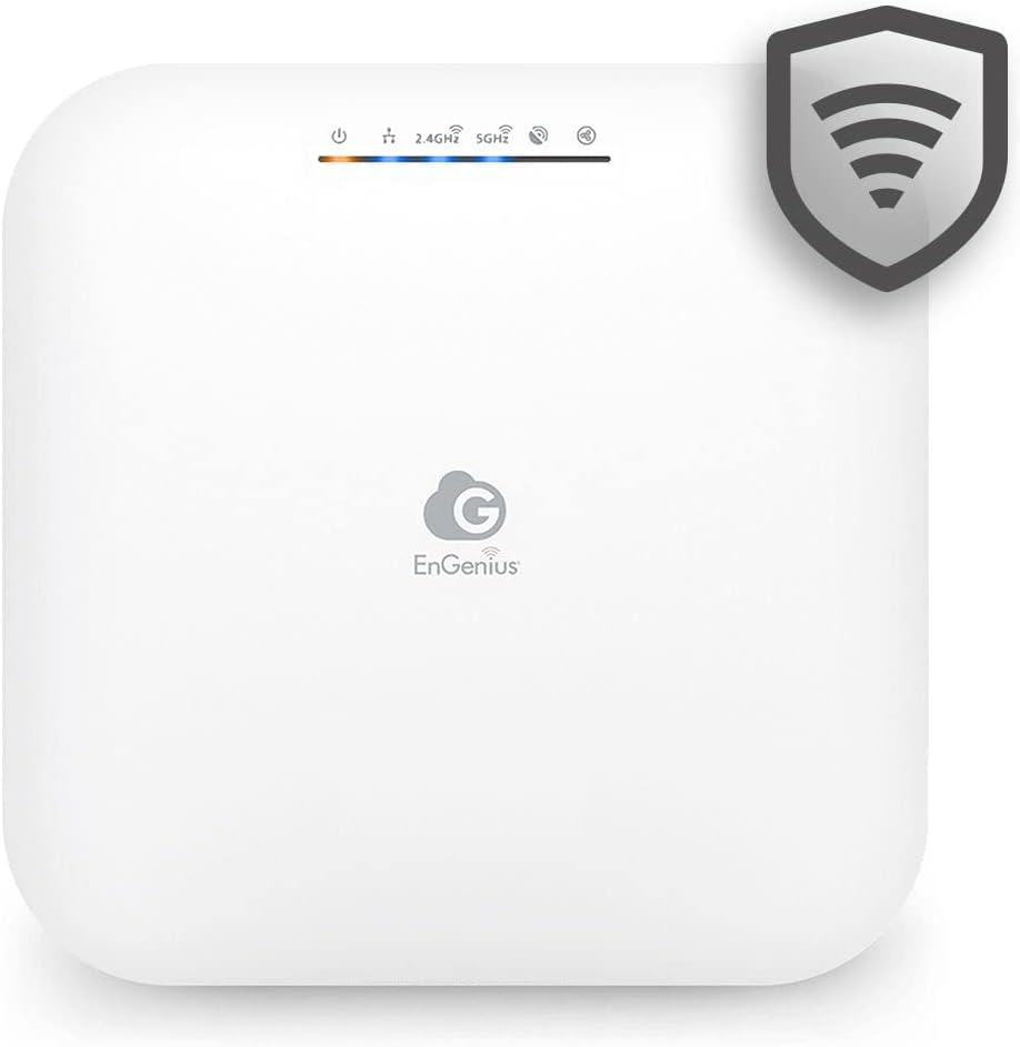 EnGenius ECW220S Cloud-Managed Wi-Fi 6 Security Access Point with EnGenius AirGuard™