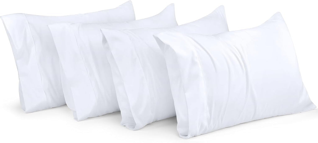 Utopia Bedding King Pillow Cases - 80 Pack - Envelope Closure - Soft Brushed Microfiber Fabric - Pillow Covers 20 X 40 Inches (King, White)
