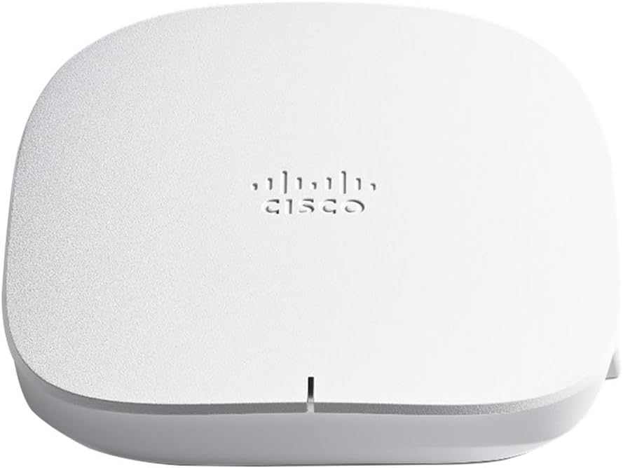 Cisco Business Ethernet 150AX Wi-Fi 6 2x2 Access Point 1 GbE Port dual band- Ceiling Mount, PoE Injector Included, 3-Year Hardware Protection (CBW150AX-B-NA)