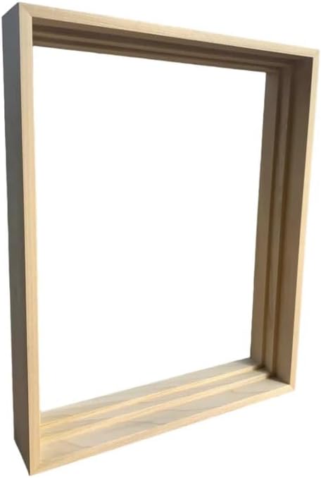 SUNBELT Natural Poplar Wood Floater Frame for 1.5' Deep Canvas (FOR CANVAS SIZE 18x24)
