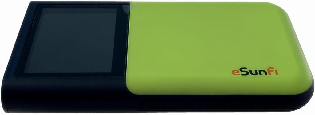eSunFi SHFiEL62 5G eSim Mobile Hotspot Router Portable WiFi Router, with Sim Card Slot, up to 32 WiFi terminals, 2.4 inch Touch Panel, WiFi6, for Home/Business/Travel (NA Version)