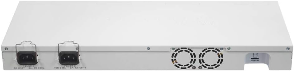 MikroTik Cloud Core Router CCR1009-7G-1C-1S+ Network Router 10/100/1000 Ethernet 7 ports gigabit SFP w/dual power supplies Gigabit Ethernet Ports