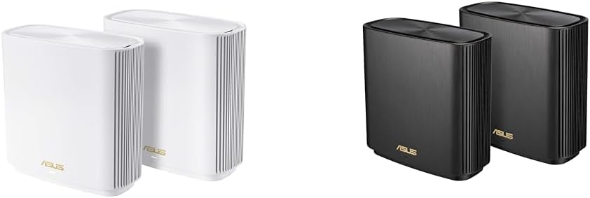 ASUS ZenWiFi AX6600 & AX7800 Tri-Band WiFi 6 Mesh System, Whole Home Coverage up to 5700 sq ft & 6+ Rooms, Lifetime Security