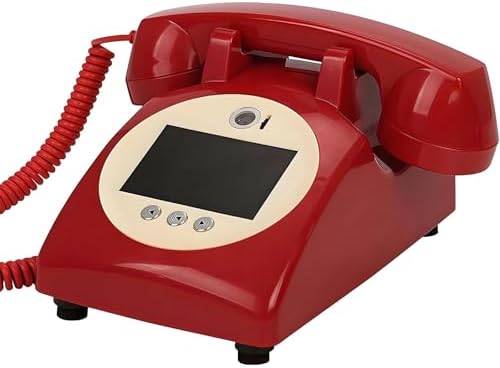Creative Wedding Phone Guestbook, Retro HD Video & Audio Guestbook for Bridal Showers & Birthdays, Easy to Use, Fun Keepsake for Guests (White)