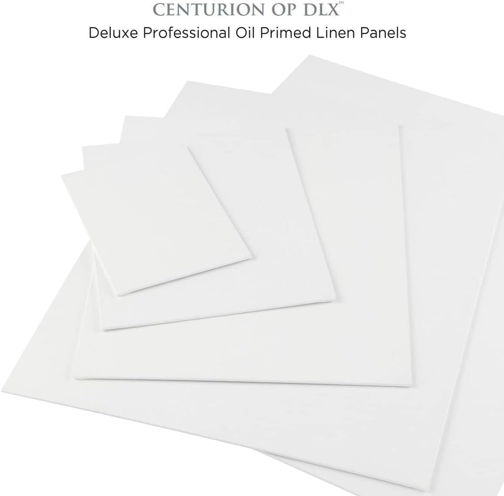 Centurion Deluxe Oil Primed Linen Panel 3'x5' - 72 Panels - Art Supplies for Oil & Alkyd Paintings, Professional Canvas Replacement, Acid-Free Medium Texture, Rigid MDF Painting Boards
