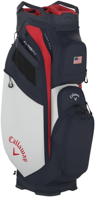 Callaway Golf ORG 14 Cart Bag (Navy/Flow Yellow)
