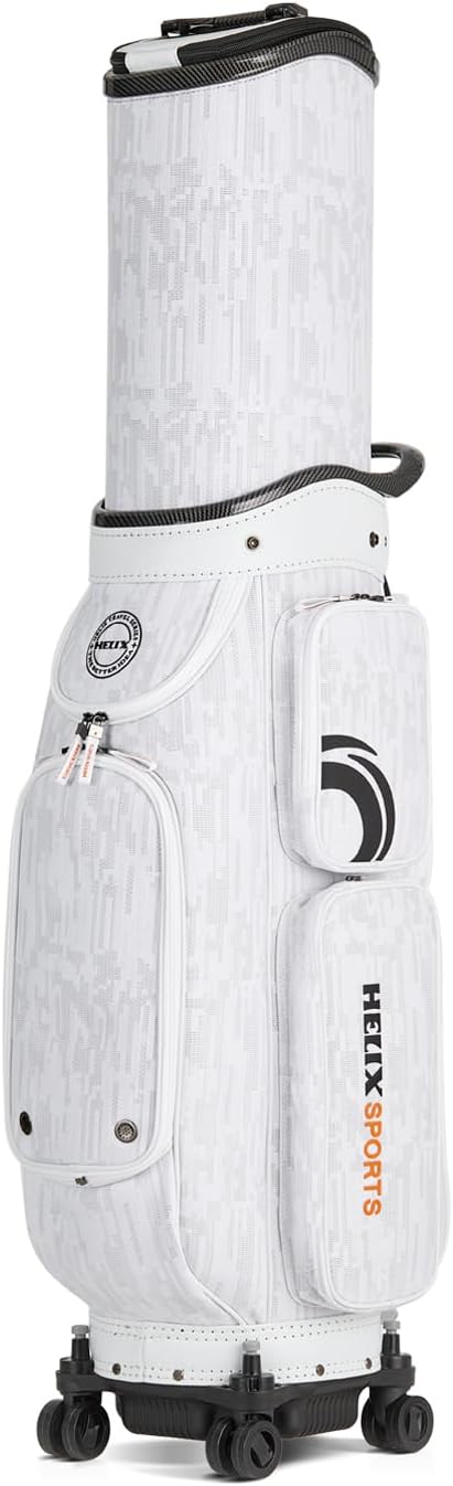 HELIX Rolling Golf Travel Bag with Retractable Top – Wheeled Cart Bag for Daily Play & Airport Travel
