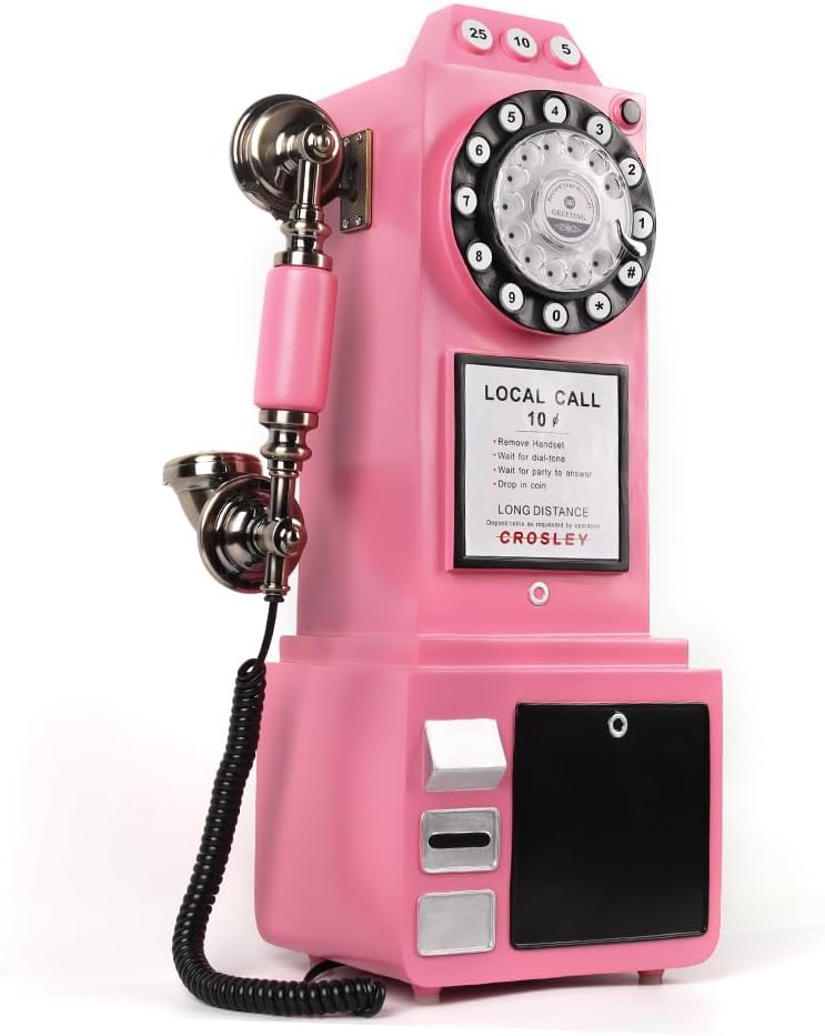 2023 New Audio Guestbook Phone Booth Wedding Recorder a Great Addition to Any Special Occasion - Wedding Guestbook Phone Booth (Pink)