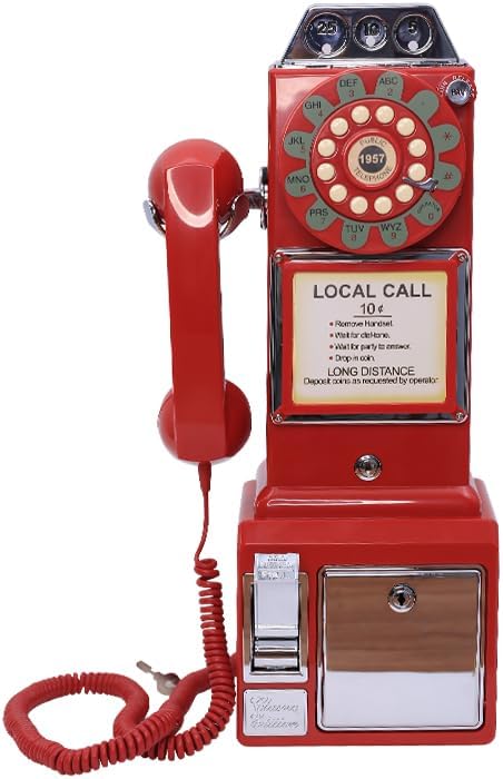 cojodopo Audio Guest Book Wedding Phone Booth, Wedding Guest Book Alternative, Leaving A Voicemail Message Preserve Your Special Occasions (Red)
