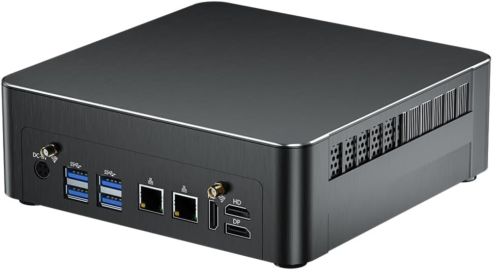 Thdeukoty Mini PC with Core i9-9880H 2.3 up to 4.8GHz, 16G DDR4 512G SSD, Windows 11 Pro Desktop Computer, DP*1, HDMI*2 4K@60Hz Triple Display, Optical, Dual LAN, WiFi6E/BT5.3,VESA