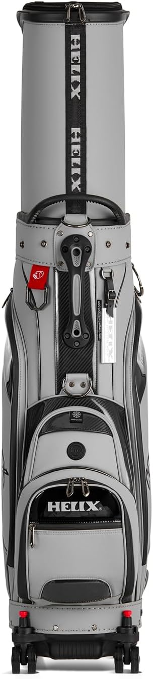HELIX Golf Bag with Wheels, Retractable Golf Bag for Travel, Durable Course Golf Travel Cover