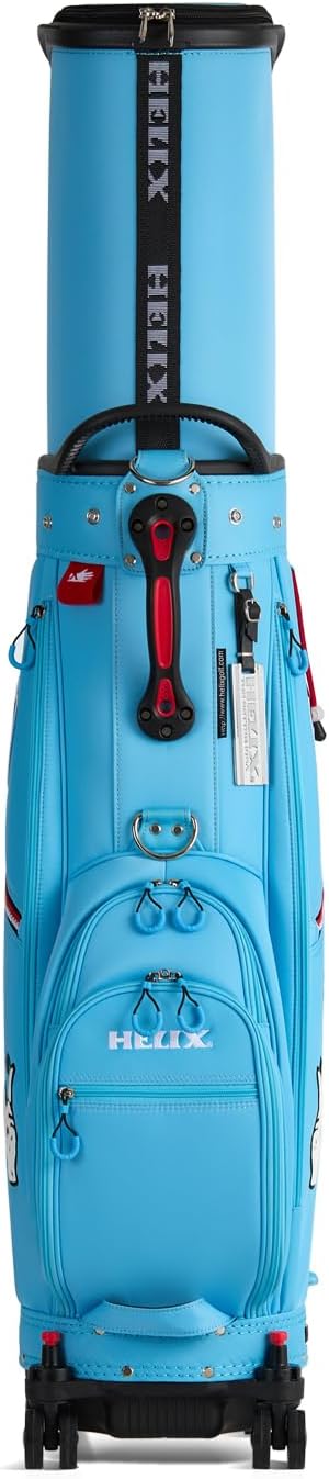 HELIX Women's Golf Bag with Wheels, Retractable Golf Cart Bag for Ladies, Easy to Carry and Travel