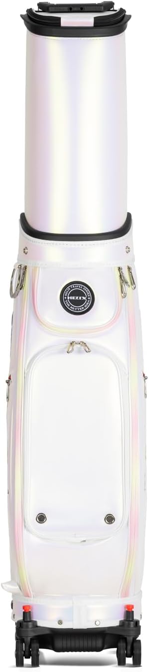 HELIX Women's Golf Bag with Wheels, Retractable Golf Cart Bag for Ladies, Easy to Carry and Travel