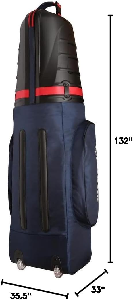 Hard Top Shell Padded Travel Cover with Wheels