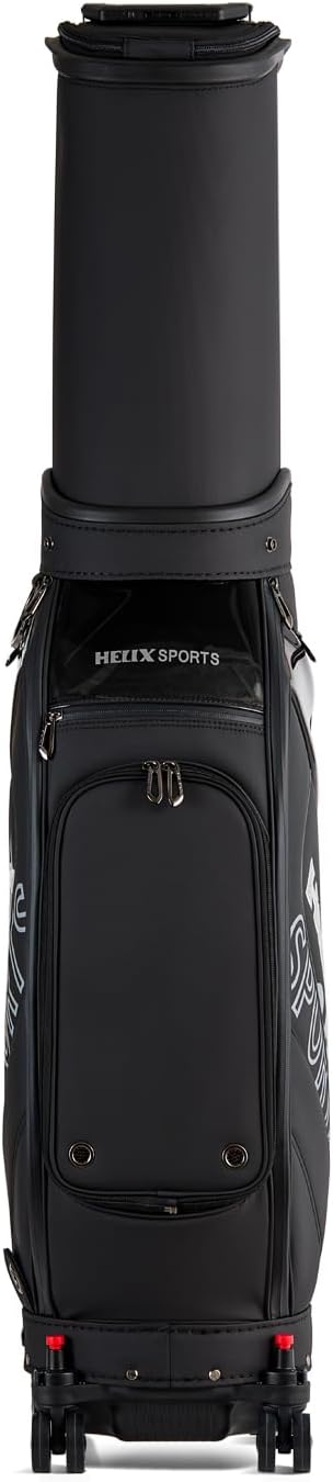 HELIX Golf Bag with Wheels, Retractable Golf Bag for Travel, Durable Course Golf Travel Cover