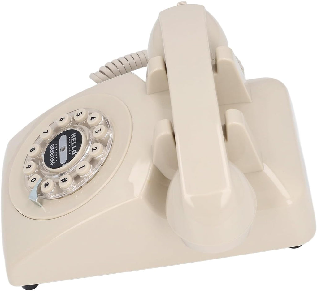 Asixxsix Audio Guest Book, 120 Hours Recording 8G Capacity Vintage Audio Guest Book Wedding Phone Record Customized Audio Messages Personalized Guest Book Telephone for Wedding Party