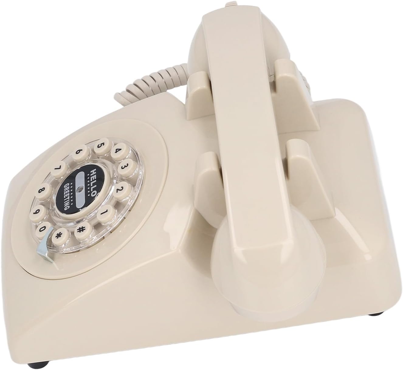 Asixxsix Audio Guest Book, 120 Hours Recording 8G Capacity Vintage Audio Guest Book Wedding Phone Record Customized Audio Messages Personalized Guest Book Telephone for Wedding Party