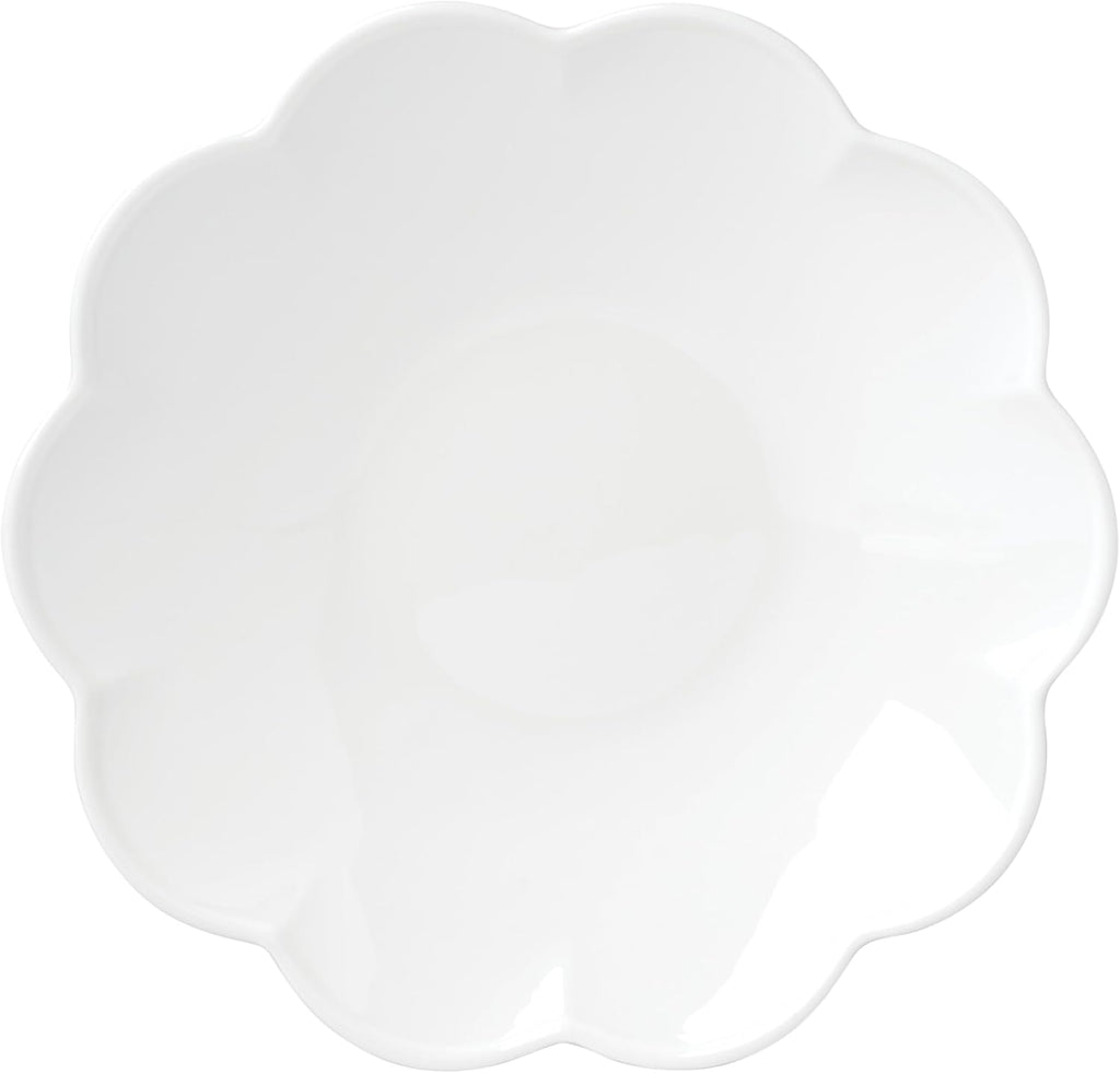 Lenox Dinnerware Set, Studio 1414 Scallop 12-Piece Set, Service For 4, Bone China Material, Dishwasher & Microwave Safe, Home And Kitchen, Kitchen And Dining, Plates And Bowls Sets (White, 12 Pieces)