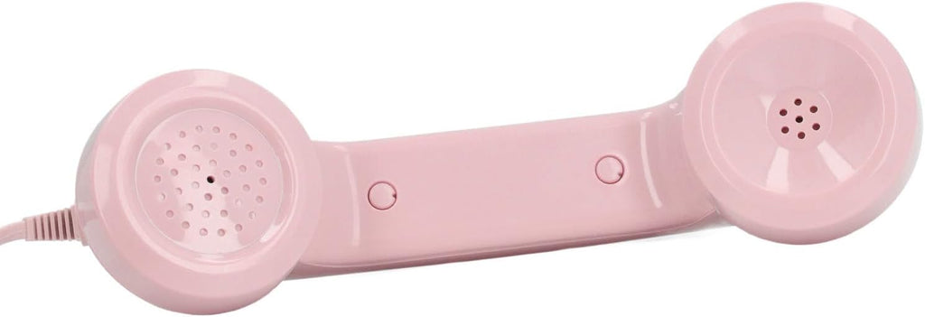 Audio Guest Book, Vintage Phone Design with 120 Hours 8G Capacity for Weddings and Special Events (Pink)