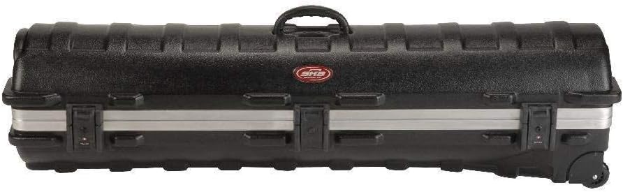 SKB Cases Deluxe ATA Standard Hard Plastic Storage Wheeled Golf Bag Travel Case