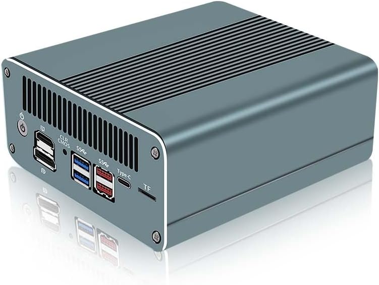 CWWK Firewall Appliance Mini PC,13th Intel U300(up to 4.4GHz),6*Intel i226-V 2.5G Ethernet Ports 5-core Soft Routing, 2*USB3.2|1*TF Slot|2*SATA|1*M.2 NVMe x4|Triple Display mini Host,32G RAM 2TB SSD