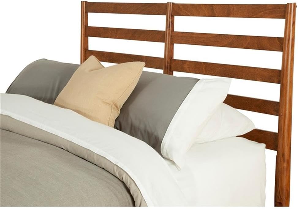 Home Square 3 Piece Set with Standard King Bed and 2-Drawer Nightstand in Acorn