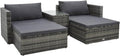 5 Piece Patio Lounge Set with Cushions Poly Rattan Grayqueen Bed Frame with headboard Queen Size Bed Frame King Size Bed Frame King Platform Bed Frame Metal Bed Frame Queen Size