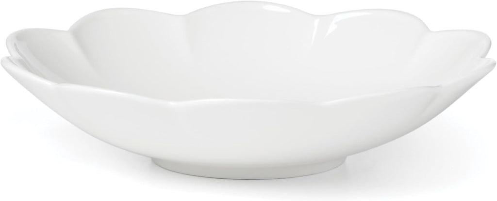 Lenox Dinnerware Set, Studio 1414 Scallop 12-Piece Set, Service For 4, Bone China Material, Dishwasher & Microwave Safe, Home And Kitchen, Kitchen And Dining, Plates And Bowls Sets (White, 12 Pieces)