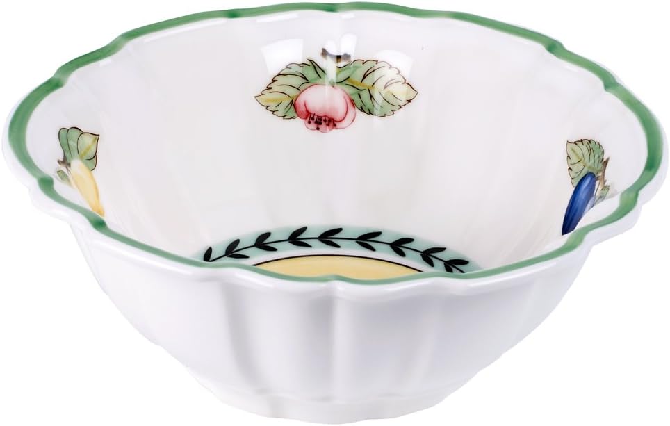 Villeroy & Boch French Garden Valance Fluted Rice Bowl, Set of 6
