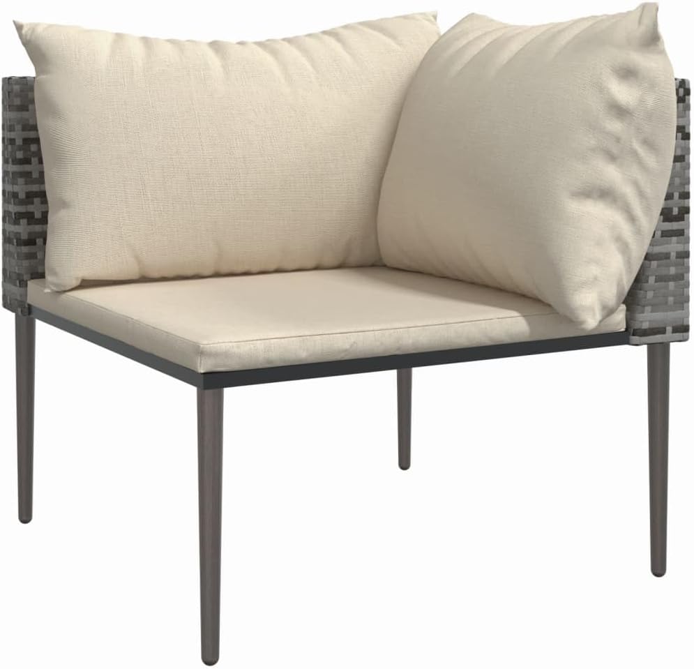 5 Piece Patio Lounge Set with Cushions Gray Poly Rattanqueen Bed Frame with headboard Queen Size Bed Frame King Size Bed Frame King Platform Bed Frame Metal Bed Frame Queen Size