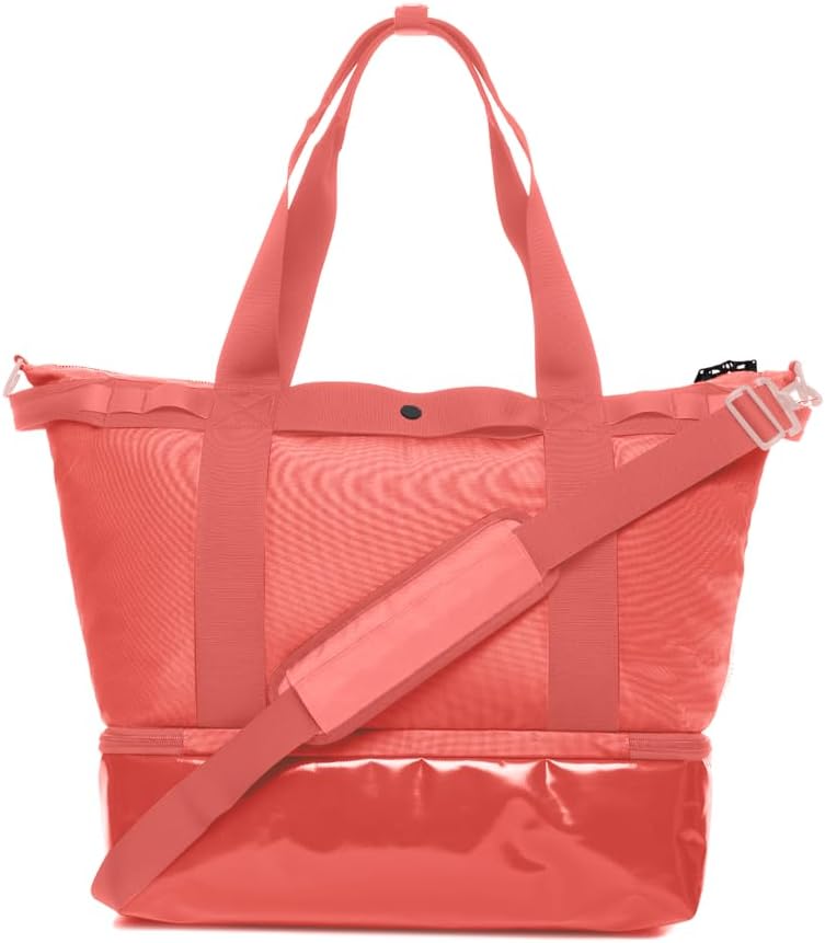 Weekender Bag – Travel Bags, Duffle Bag with Shoe Compartment – Overnight Bags (Neon Punch)