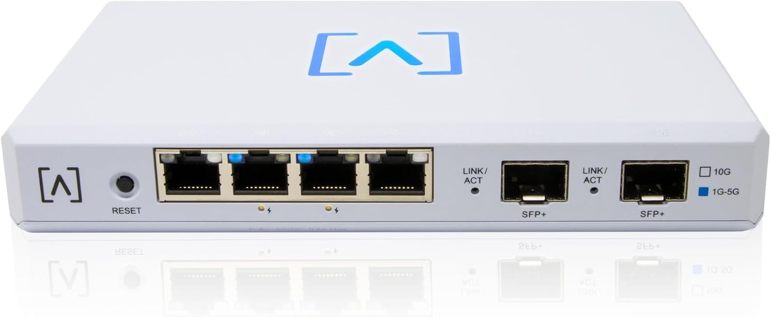 Alta Labs Pro Home Networking Bundle | 6.3 Gbps WiFi | 10 Gbps Ethernet | Real-Time Stats | Seamless Roaming, PoE+, 4096 QAM | IP54 Rated WiFi Access Points | 4x4 MU-MIMO Antennas for Extended Range