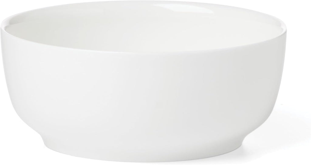 Lenox Dinnerware Sets, Modern White 24-Piece Dinnerware Set, Service For 8, Porcelain Material, Dishwasher Safe, Microwave Safe, Bowls, Plates And Bowls, Dinner Dishes, Plates Set (White, 24 Piece)