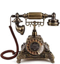 Retro Craftsmanship Audio GuestBook Telephone for Confessional Wedding Birthday Party (Bronze Color)