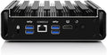 Firewall Industrial Mini PC Inṭel Core 3865U(15W) 6X 2.5 GbE i211AT LAN, AES-NI, 4GB DDR4 128GB MSATA Router Network Security 4XUSB3.0/VGA/HD/Wi-Fi