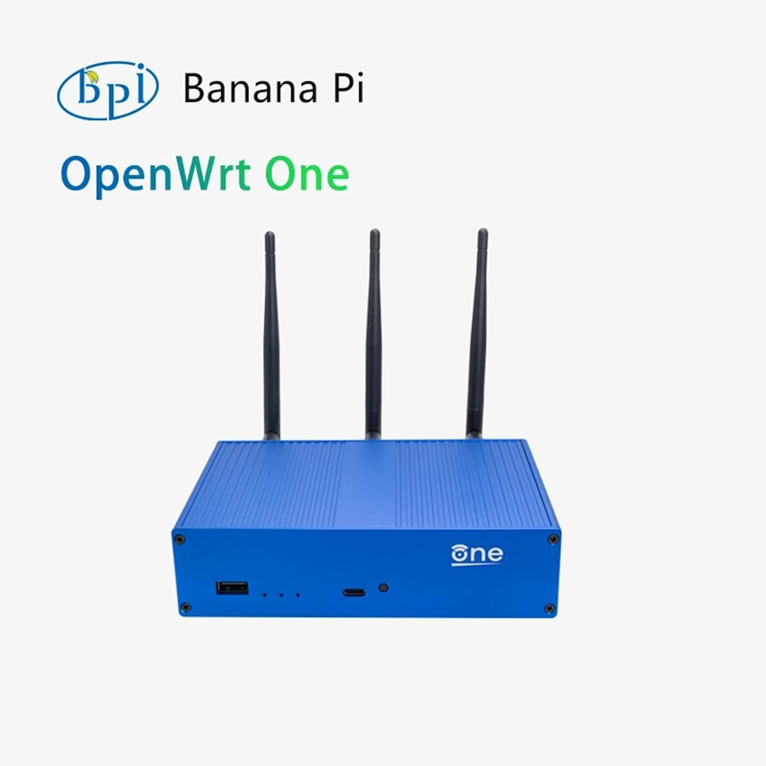 Banana Pi OpenWrt One - Dual Band WiFi 6 Wireless Router - AP-24.XY Router with MediaTek MT7981B SoC 1GB DDR4 RAM, 1x 2.5GbE WAN 1x Gigabit LAN RJ45 Port, Support PoE AP PWM