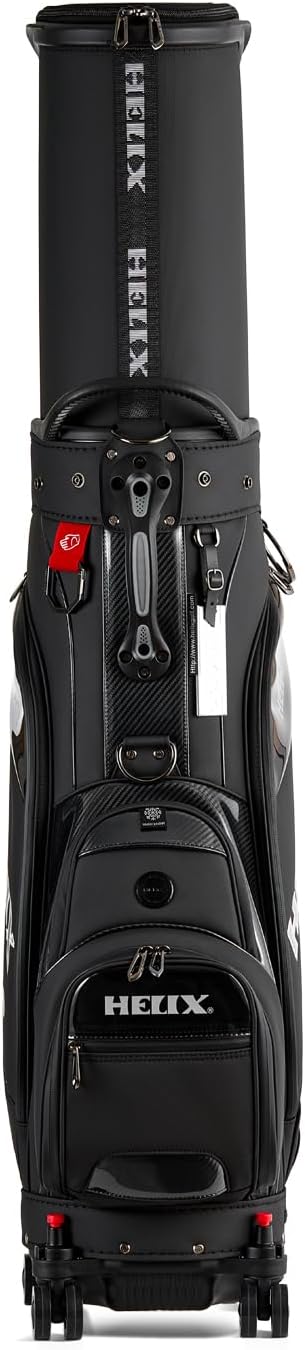 HELIX Golf Bag with Wheels, Retractable Golf Bag for Travel, Durable Course Golf Travel Cover