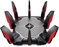 TP-Link - Archer AX11000 Tri-Band Wi-Fi 6 Router - Black/Red (Renewed)