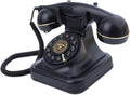 Audio Guest Book Wedding Phone, Vintage Design Telephone Recorder Record Messages Decorative Desk Phone for Party, Birthdays(Black)