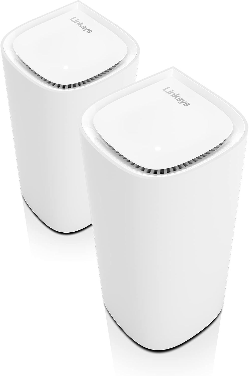Linksys Velop Pro 6E WiFi Mesh System | Two Cognitive Mesh Tri-Band routers with 5.4 Gbps (AXE5400) Speed | Whole Home Coverage up to 6,000 sq ft | Connect 200+ Devices | 2Pk MXEC622 | (Renewed)