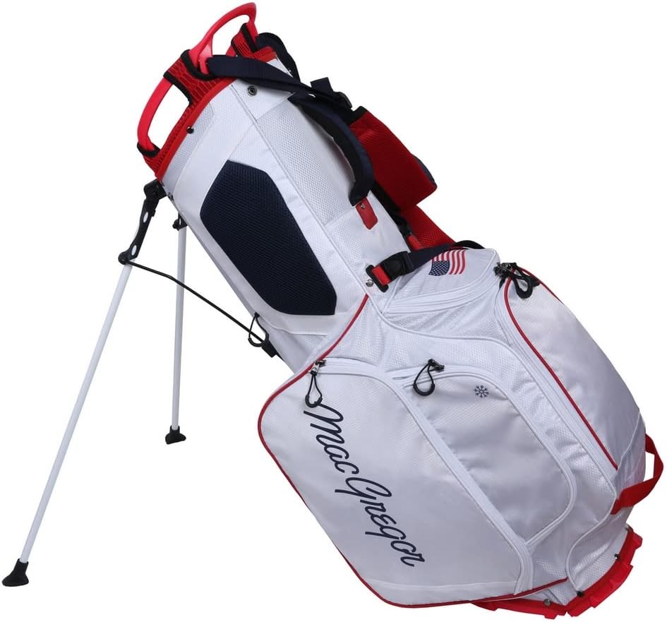 MacGregor Golf Deluxe Stand Bag, USA Stars and Stripes Flag
