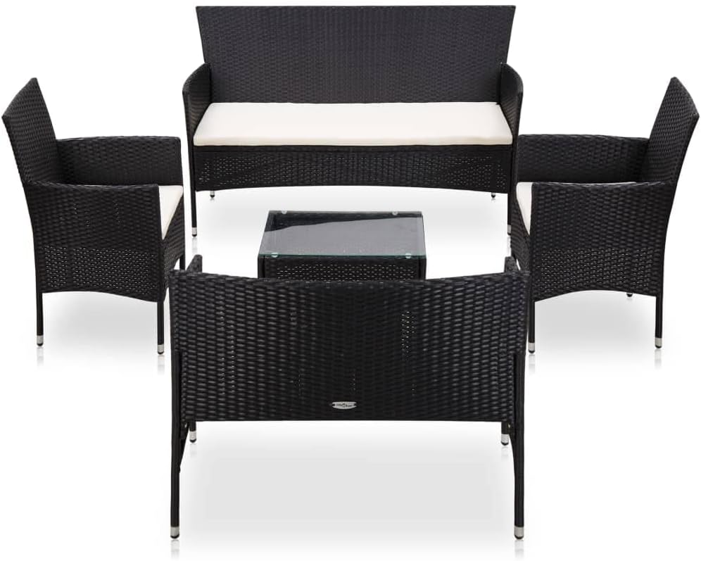 5 Piece Patio Lounge Set with Cushions Poly Rattan Blackqueen Bed Frame with headboard Queen Size Bed Frame King Size Bed Frame King Platform Bed Frame Metal Bed Frame Queen Size