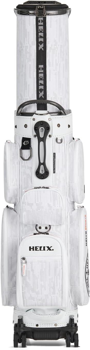 HELIX Rolling Golf Travel Bag with Retractable Top – Wheeled Cart Bag for Daily Play & Airport Travel