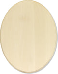 Wilson Basswood Plaques (12 Pack) for Engraving, Painting, Pyrography, and More (11'x 14'x .75' Oval Plaque)