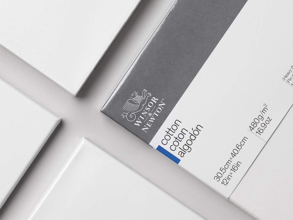 Winsor & Newton Professional Cotton Canvas, 4' x 4' Deep Edge