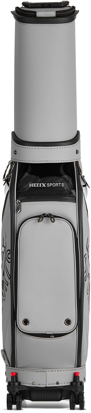 HELIX Golf Bag with Wheels, Retractable Golf Bag for Travel, Durable Course Golf Travel Cover